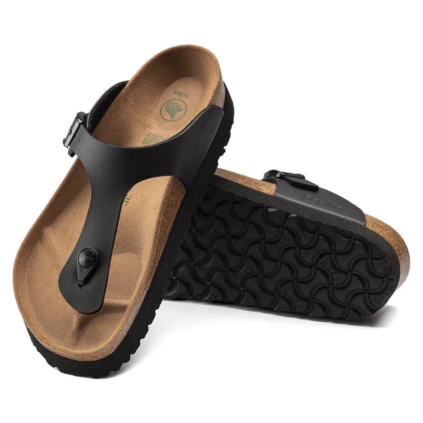 Birkenstocks Gizeh Platform Vegan Birko-Flor Black