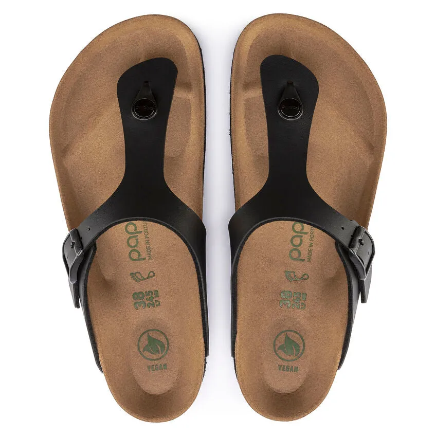 Birkenstocks Gizeh Platform Vegan Birko-Flor Black