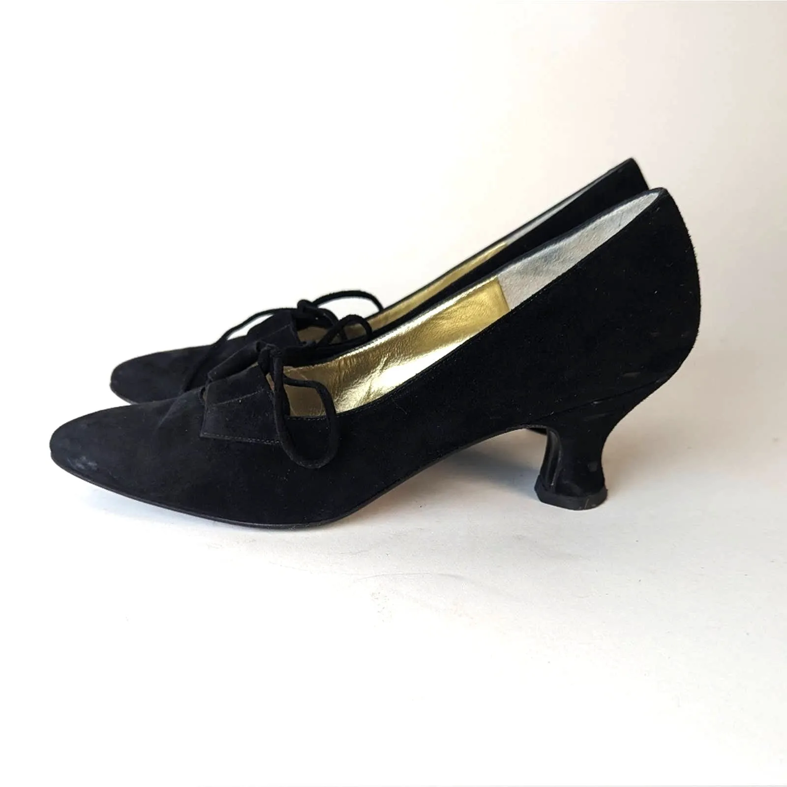 Bruno Magli Suede Heels - 6.5 AAA
