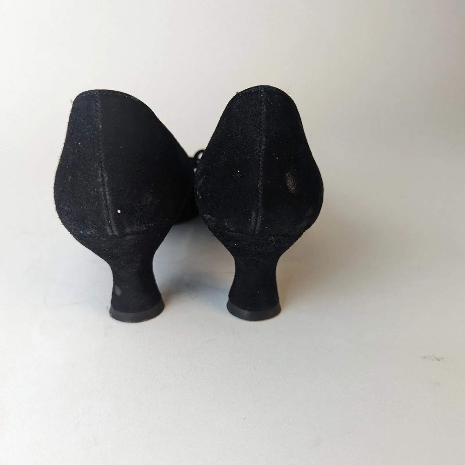 Bruno Magli Suede Heels - 6.5 AAA