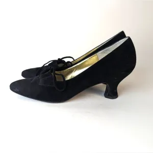 Bruno Magli Suede Heels - 6.5 AAA