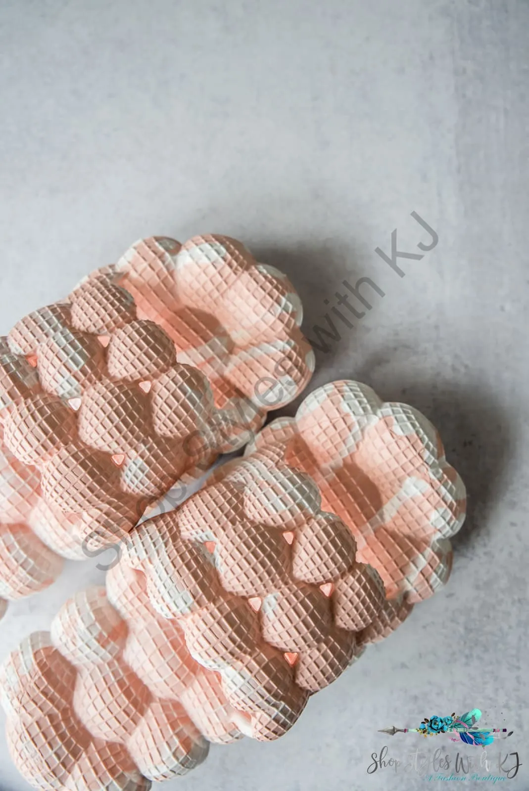 Bubble Cloud Sandals in Pink