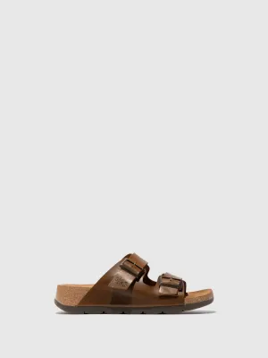 Buckle Sandals CAJA721FLY CAMEL