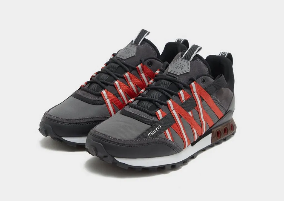 CRUYFF FEARIA HEX TRAINER GREY/RED/BLACK
