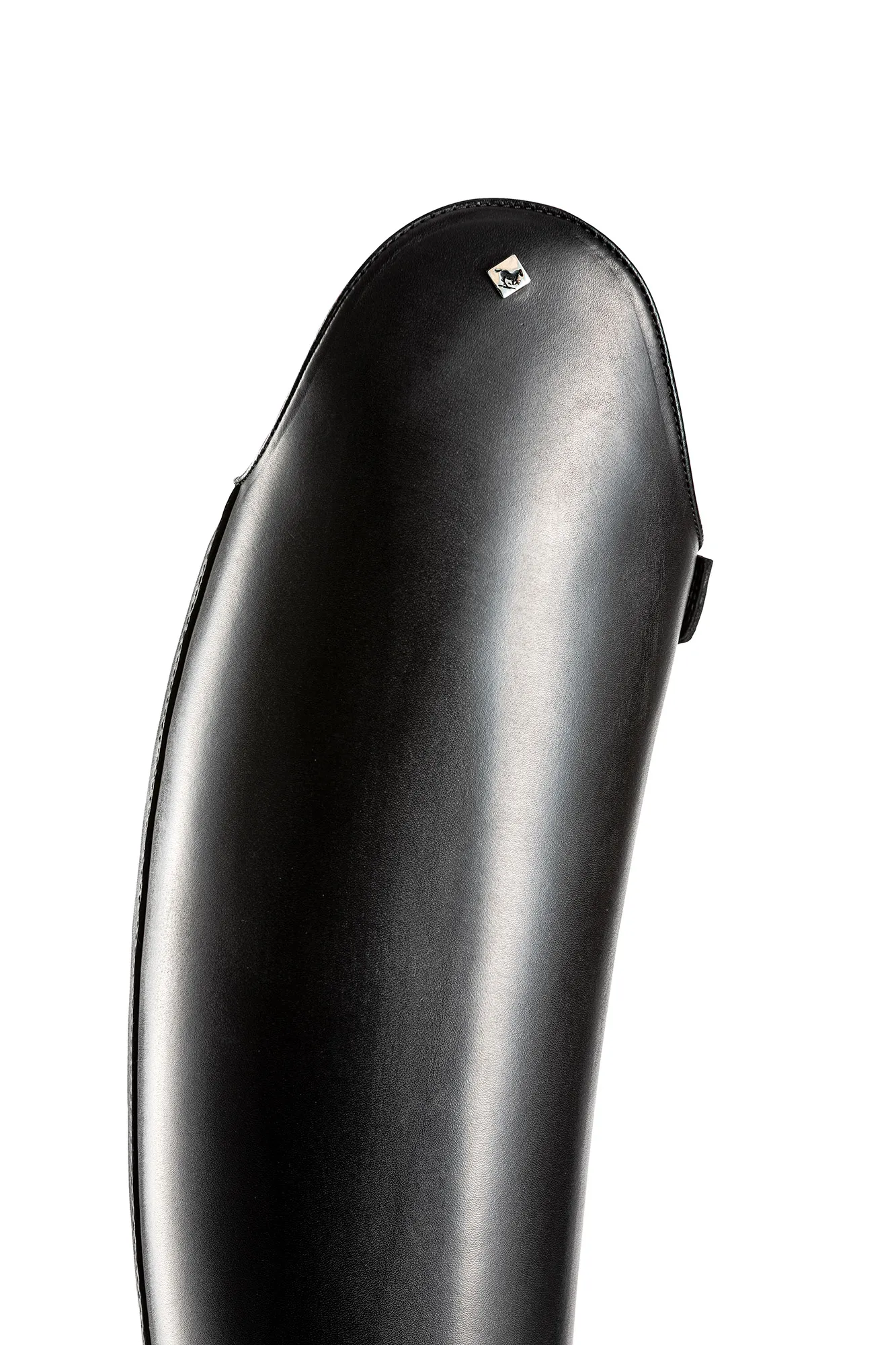 DeNiro Bellini Custom Dressage Boots Brushed Black with Bordeaux and Jet Crystals - In Stock