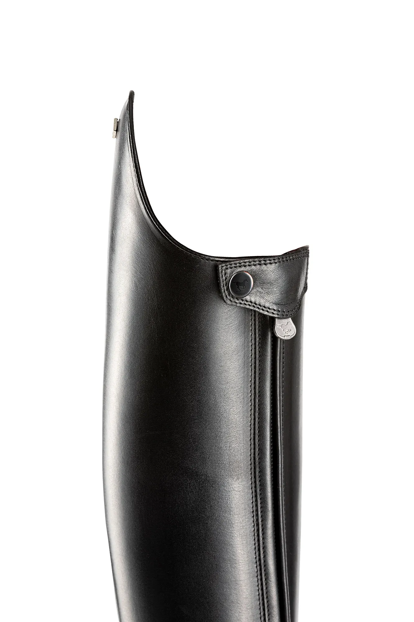 DeNiro Bellini Custom Dressage Boots Brushed Grey with Roseto Grey and Jet Crystals