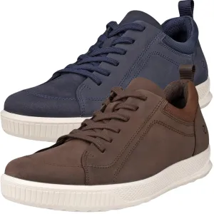 ECCO Mens Byway Nubuck Leather Trainers