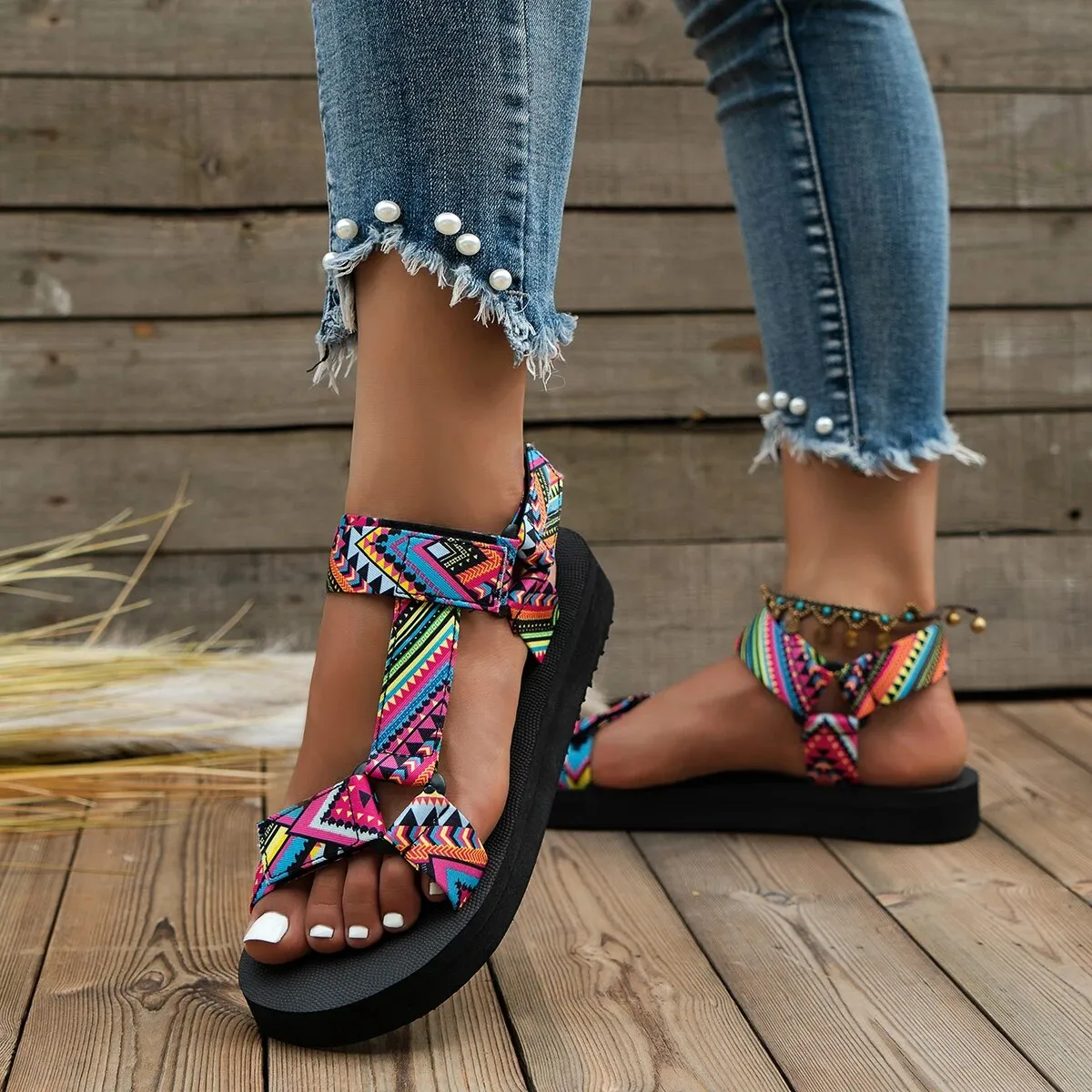 Elena Flat Sandals for Women