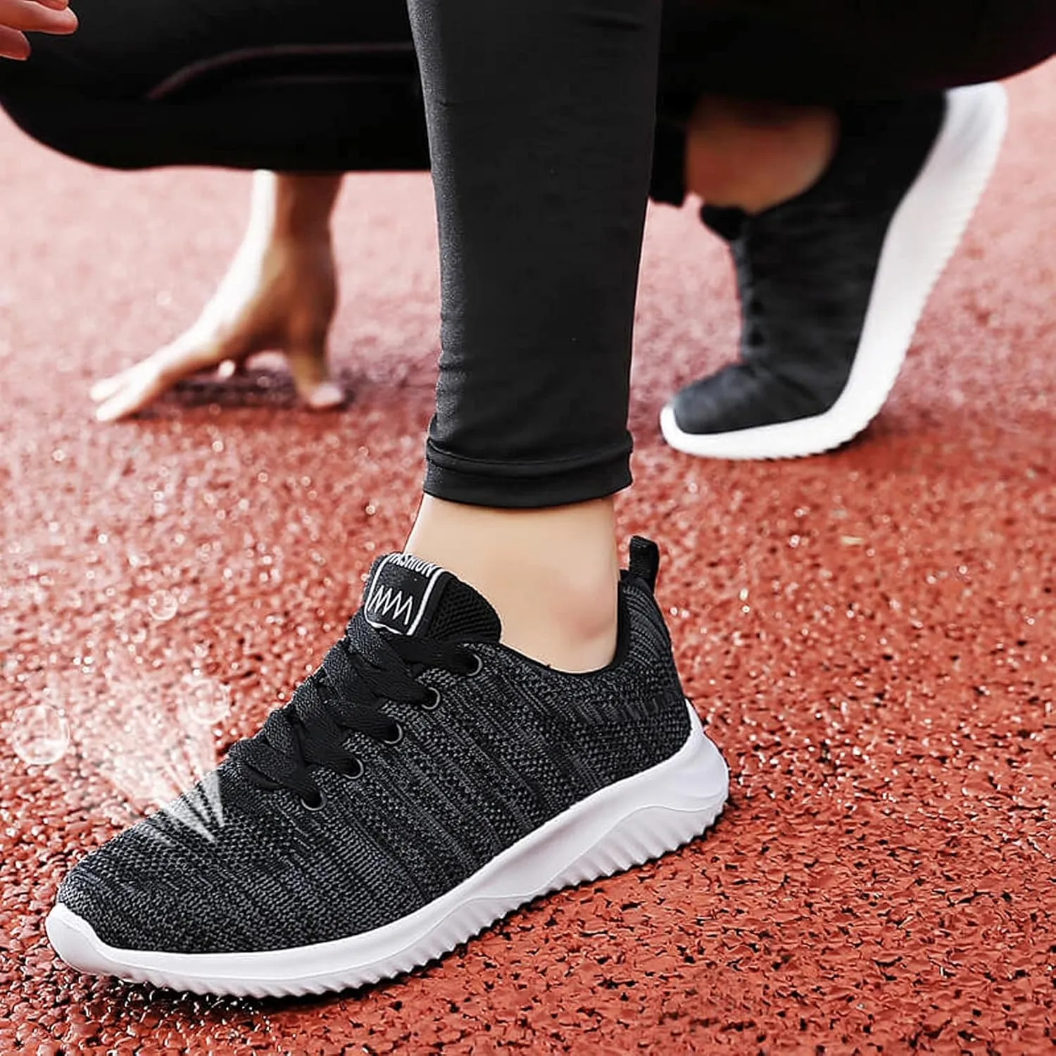 Hbeylia Golf Walking Shoes For Women Men Fashion Lace Up Lightweight Slip On Athletic Sneakers Outdoor Sport Running Hiking Tennis Shoes For Boys Girls Back To School Work Nursing Shoes