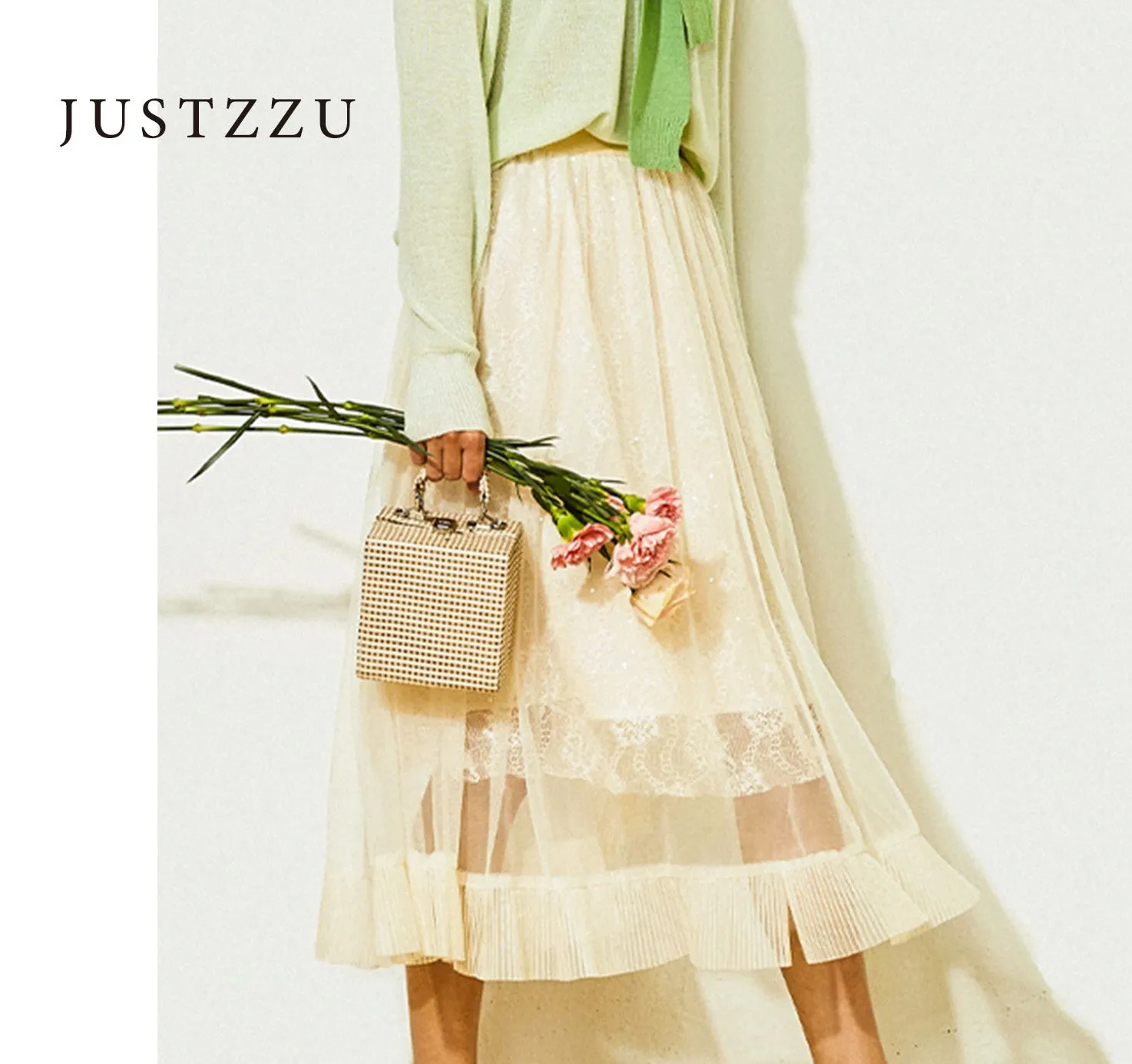 JUSTZZU Women Party Skirt
