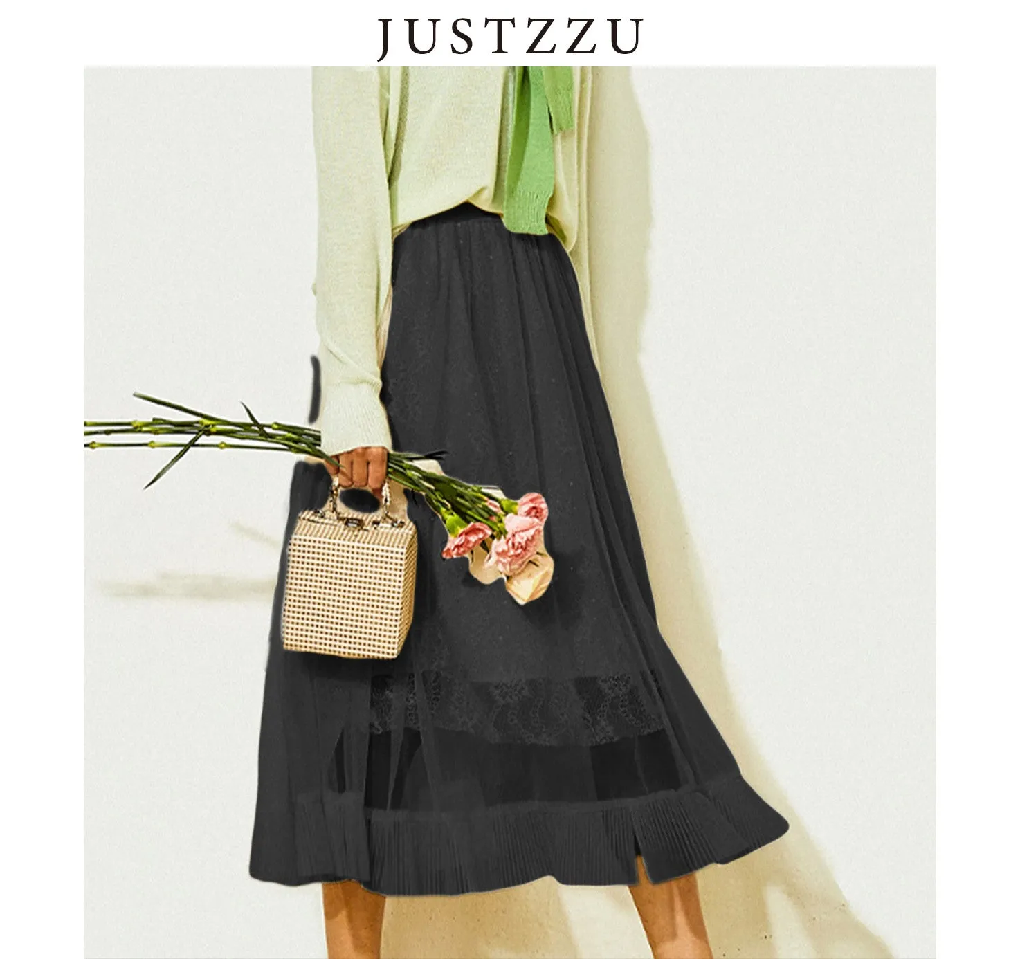 JUSTZZU Women Party Skirt