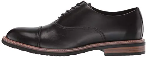 Kenneth Cole REACTION Men's Klay Flex Lace Up Bordeaux, Black, 10