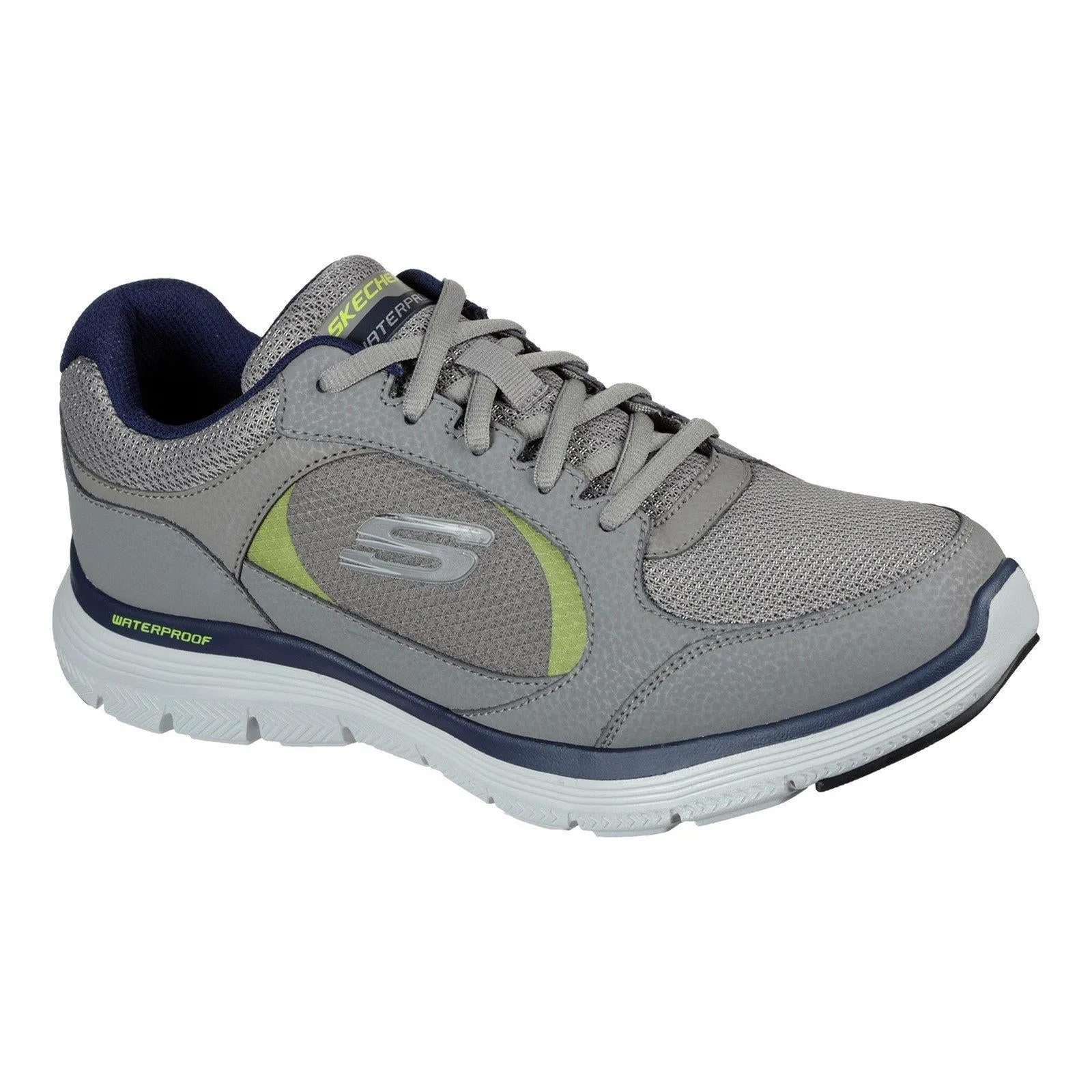 Mens Wide Fit Skechers Waterproof Luxury Flex Advantage 4.0 - 232222 Walking Trainers