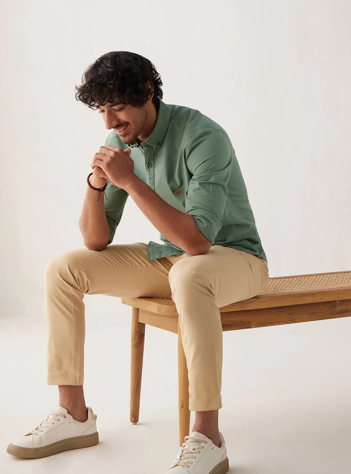 Mineral Green Cinnamon Mark Shirt