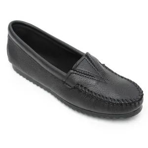 Minnetonka Deerskin Gore Front