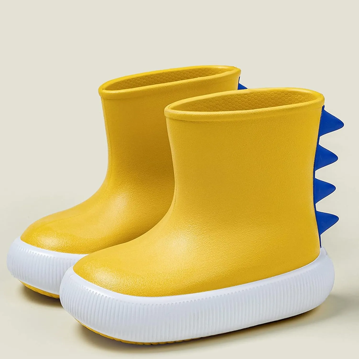 Rainboots Boots Boys Classic Children Rainboots Rubber Children Water Shoes Waterproof Rain Boots (Yellow, 4.5-5 Years)