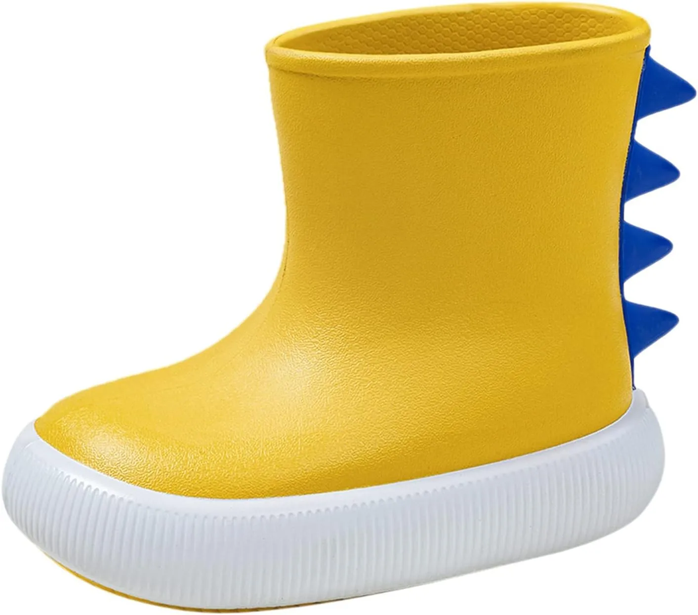 Rainboots Boots Boys Classic Children Rainboots Rubber Children Water Shoes Waterproof Rain Boots (Yellow, 4.5-5 Years)