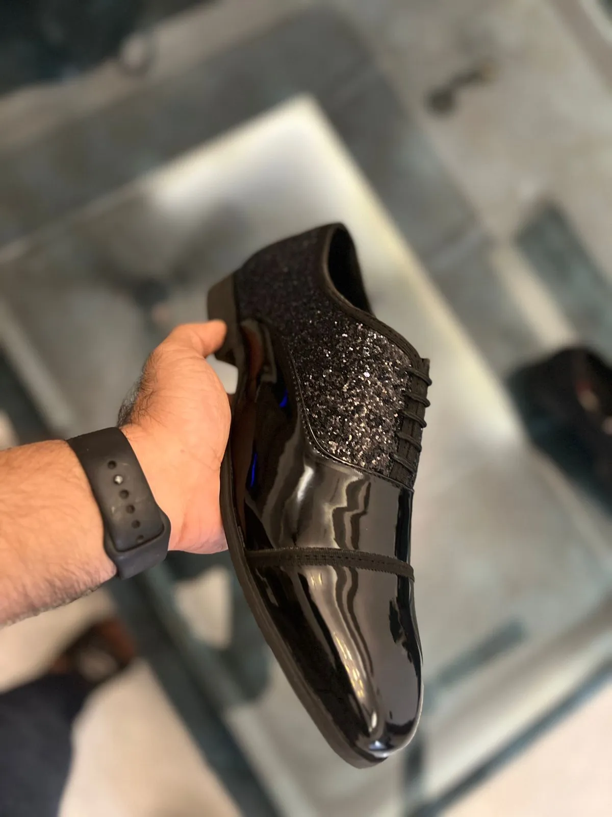 Shimmer Shiny Formal Oxford Shoes For Men
