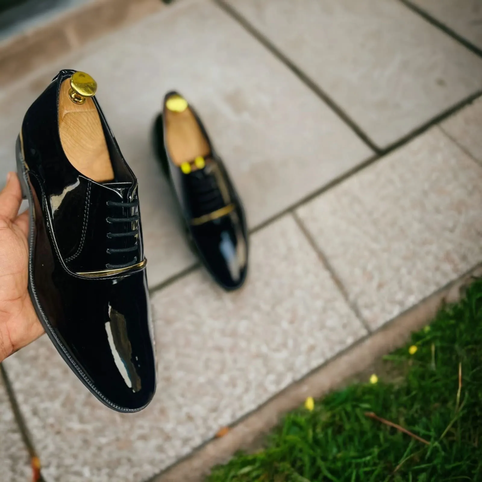 Shiny Oxford Formal Shoes For Men Party Dress Shoes