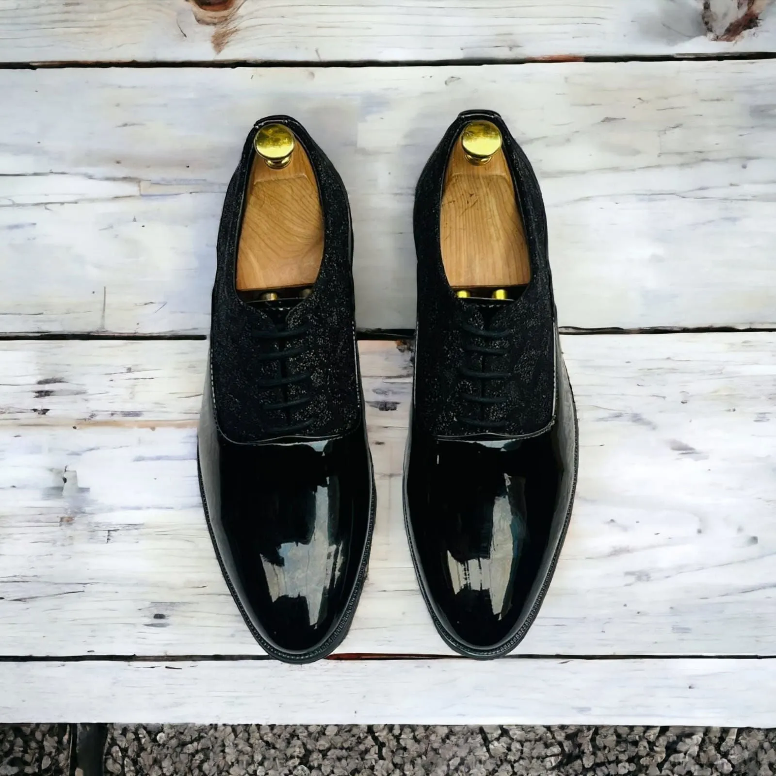 Shiny Oxford Formal Shoes For Men Party Dress Shoes