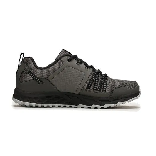 Skechers Mens Trial Sports Escape Plan Trainers - Charcoal / Black