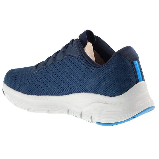 Skechers Trainers Mens Arch Fit Infinity Cool Navy Grey