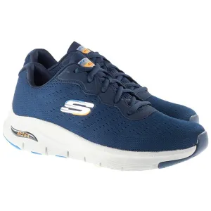 Skechers Trainers Mens Arch Fit Infinity Cool Navy Grey