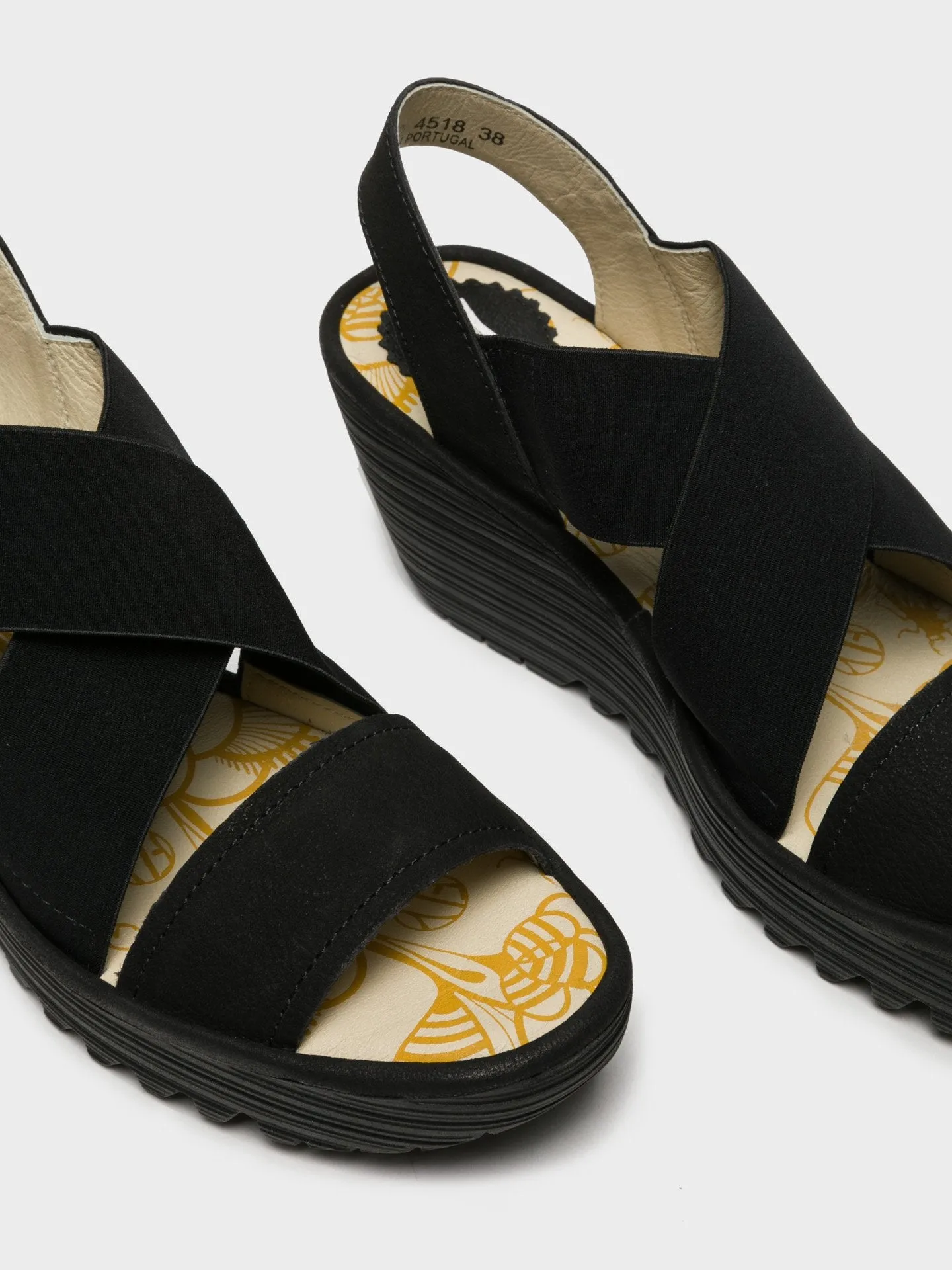 Strappy Sandals YAJI888FLY BLACK
