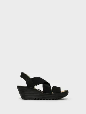 Strappy Sandals YAJI888FLY BLACK