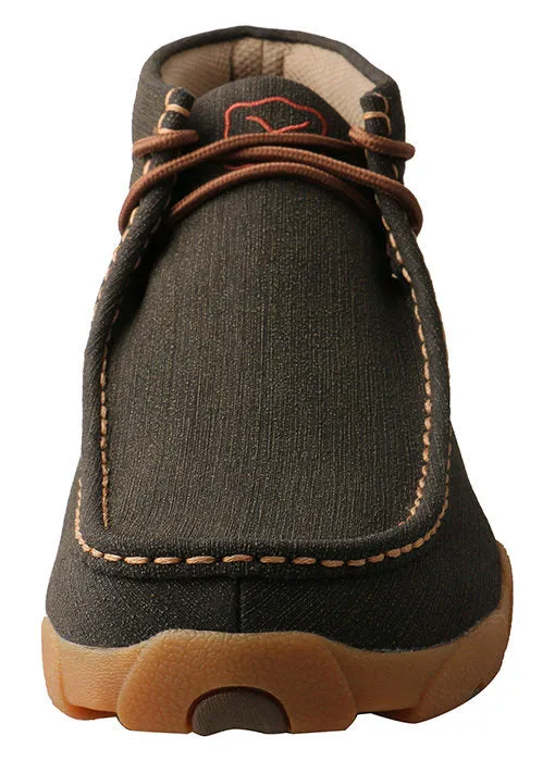 Twisted X Men's Work Steel Toe Chukka Driving Moc-Rubberized Brown