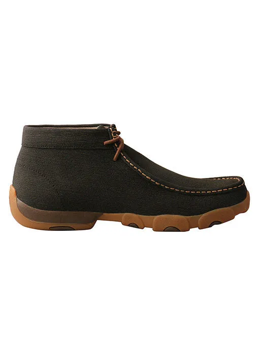 Twisted X Men's Work Steel Toe Chukka Driving Moc-Rubberized Brown