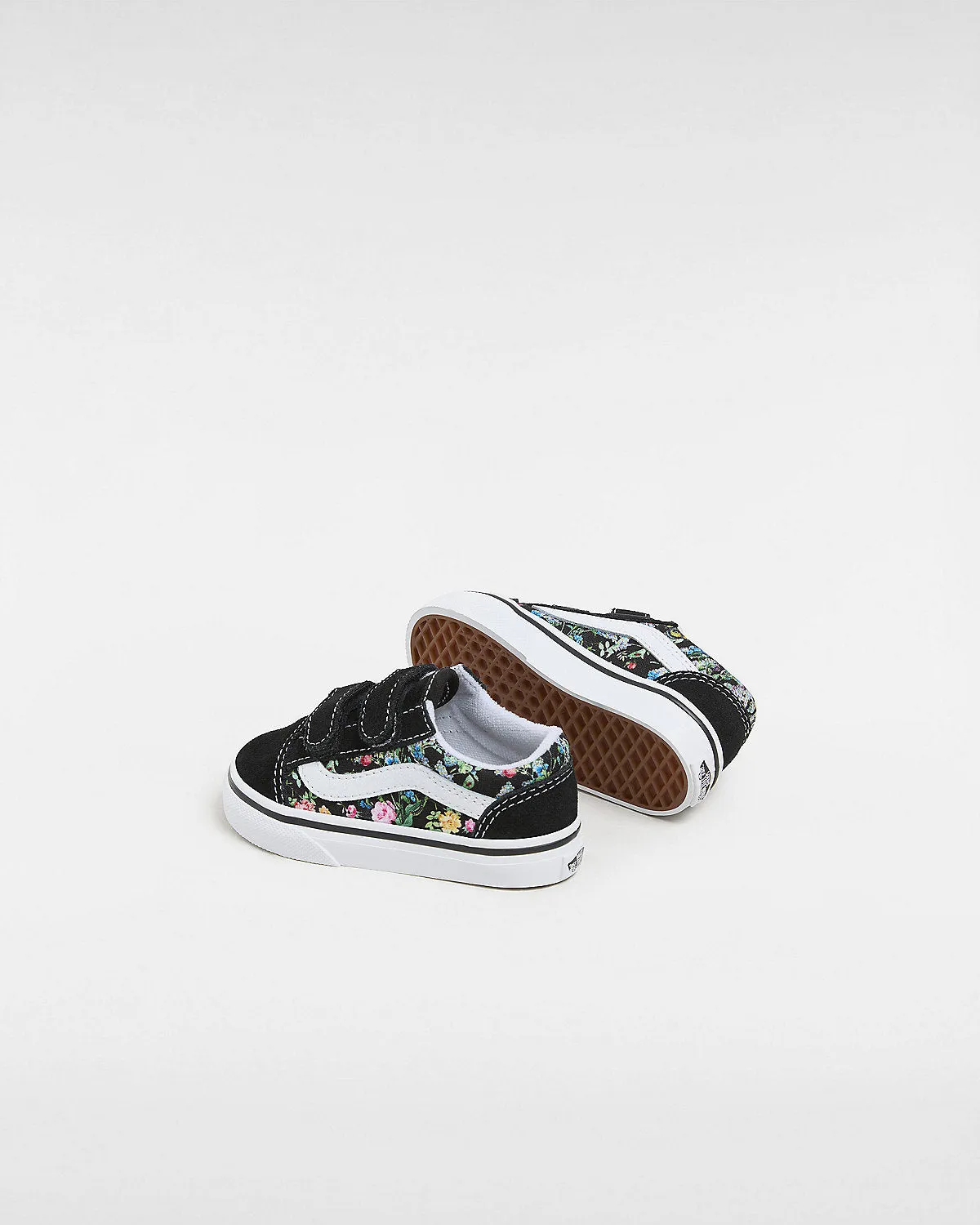 VANS Toddler Old Skool V Wild Bouquet Trainers - Black