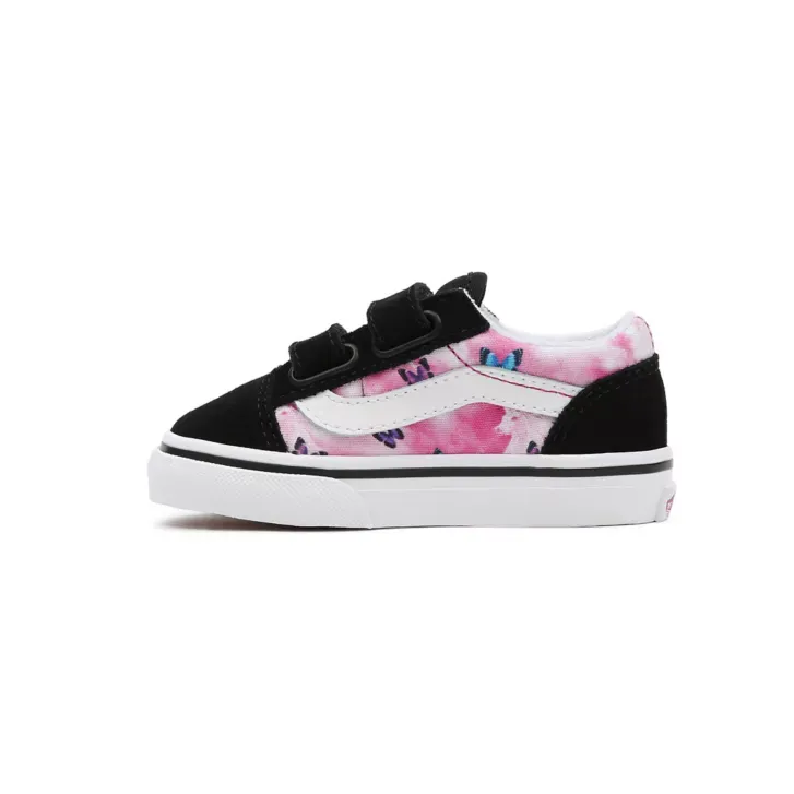 VANS Toddler Old Skool Velcro Butterfly Dream Trainers