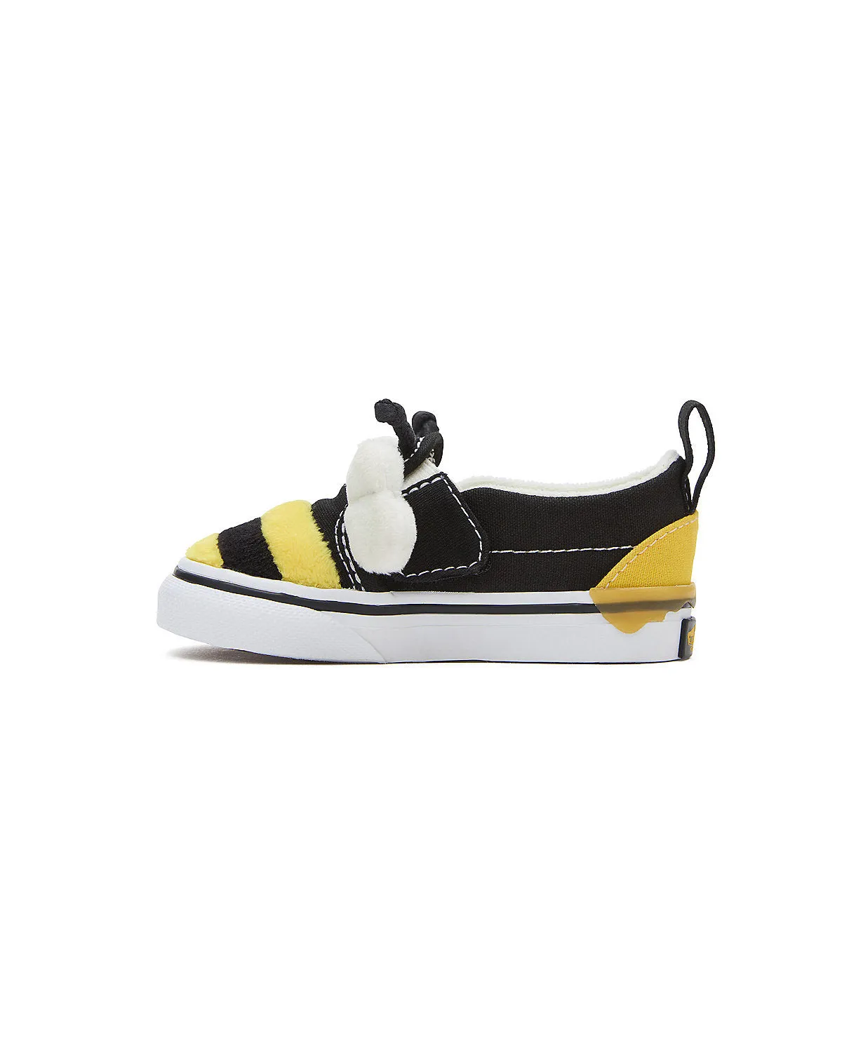 VANS Toddler Slip On Bee Trainers - Black / Yellow