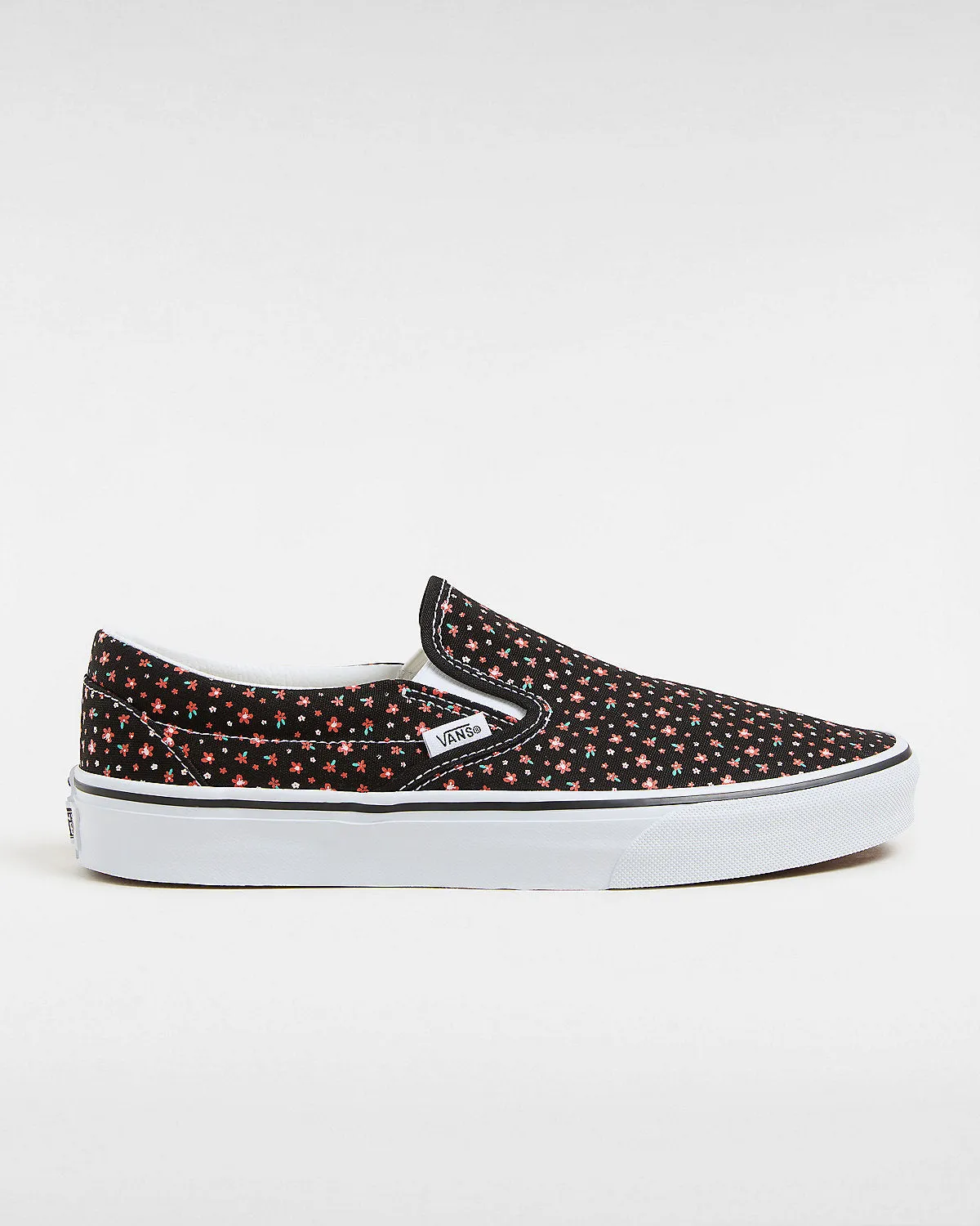 VANS Unisex Classic Ditsy Floral Slip-On Trainers - Black