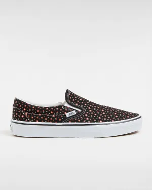 VANS Unisex Classic Ditsy Floral Slip-On Trainers - Black