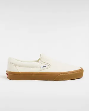 VANS Unisex Classic Slip-On Trainers - Marshmallow / Gum