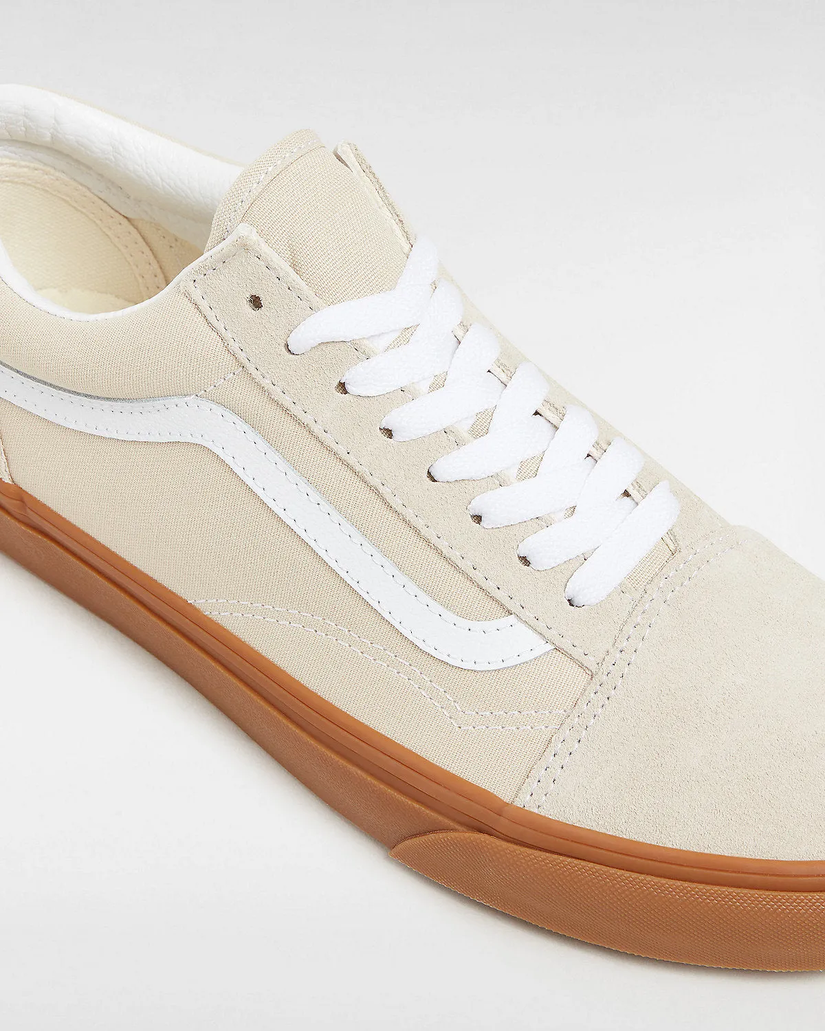 VANS Unisex Old Skool Trainers - Oatmeal / Gum