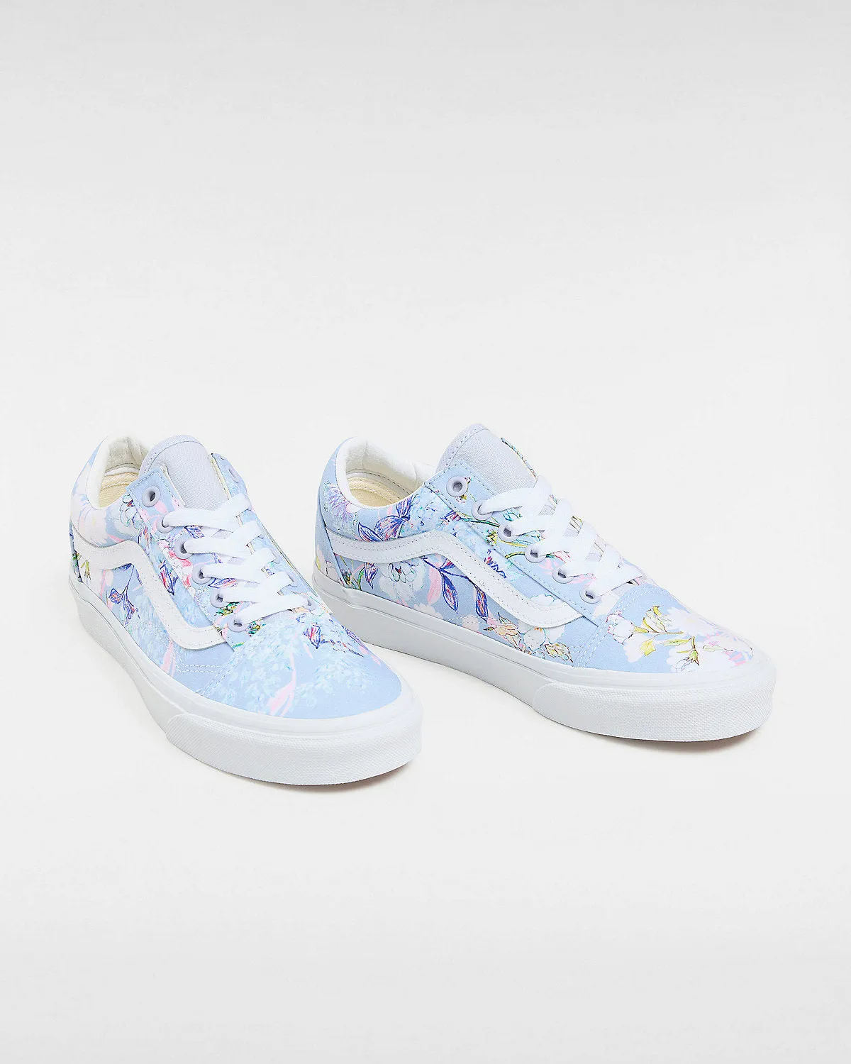 VANS Unisex Old Skool Whimsy Floral Trainers - True White