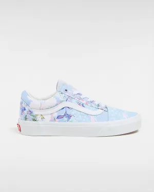 VANS Unisex Old Skool Whimsy Floral Trainers - True White