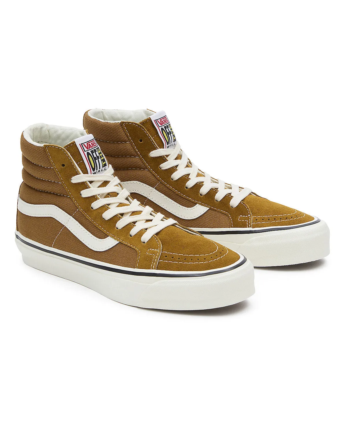 VANS Unisex Sk8-Hi Reissue 38 Trainers - Golden Brown