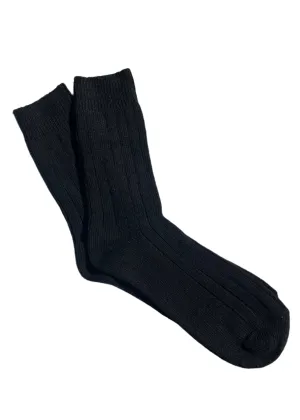 West of Ireland Cashmere Mix Socks | Black