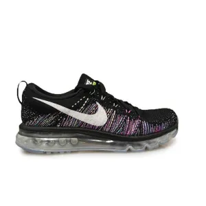 Womens Nike Air Max 2014 Flyknit - 620659-007 - Black White Green Trainers